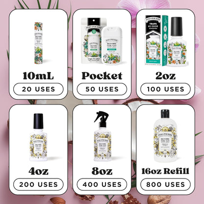 Poo-Pourri Pocket Toilet Spray - Beach Bum Scent | Travel Essential, 1 Fl Oz, TSA Approved, Up to 50 Uses