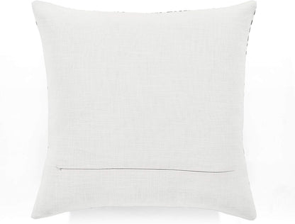 Lush Decor Yani Decorative Throw Pillow Cover, 20" W x 20" L, Navy Square Pillow Cover for Bed, Couch, Chair