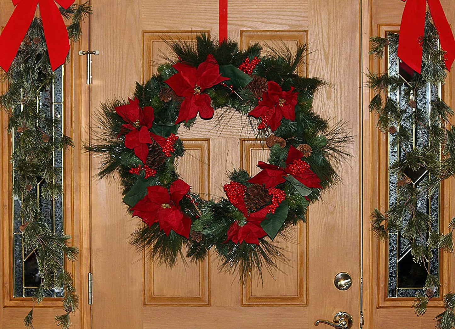 40 Pieces Hanging Round Wreaths Paper Round Christmas Hanging Ornaments Decorations with Twine for Wedding DIY Craft Festival Christmas Valentine's Day Decoration