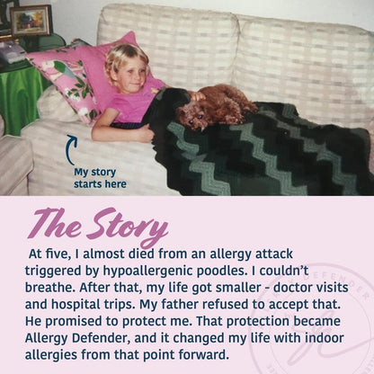 Allergy Asthma Clean Allergen Spray, Pets, Dust Allergies & More, Air & Surface, Just Add Water, Bottle with One Refill, Over 64oz Total