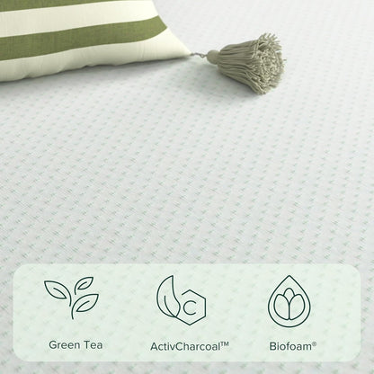Zinus Memory Foam Mattress - 12 Inch Green Tea Infused Comfort | Full Size