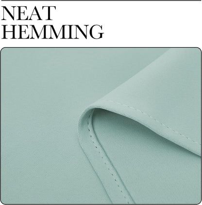 NICETOWN Aqua Blue Blackout Curtains - 102" Long | Sound Reducing & Heat Blocking | 55" Wide, 2 Panels