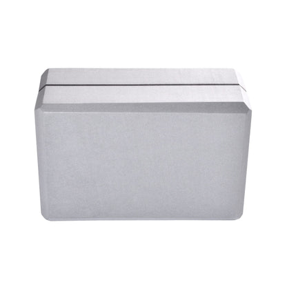 Hugger Mugger 4 in. Foam Yoga Block - Strong and Stable, Beveled Edges for Comfort, Most Favored Block Size, Helps with Alignment and Support in Many Poses