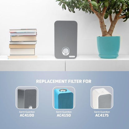 Germ Guardian FLT4100 True HEPA Replacement Filter - Compatible with AC4100 & AC4150 Models