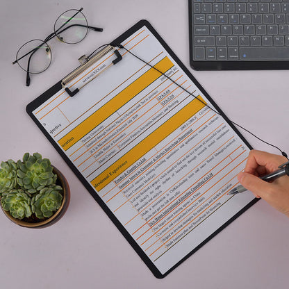 4 Pieces Magnetic Clipboards Black Clip Board with Low Profile Letter Size Clipboards 9X 12.5 Inch Standard Clip Hardboard Magnetic Clipboard for Refrigerator for Office Classroom Home Factory