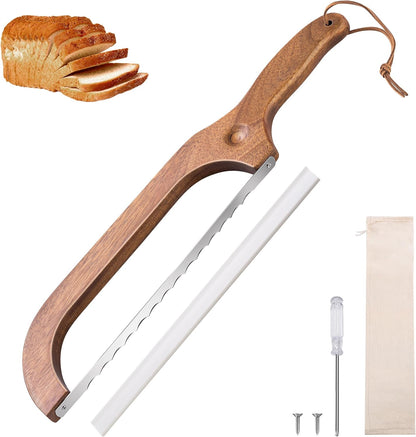 14.5'' Pranski Bread Knife for Homemade Bread Sourdough Bread Knife, Premium Slicer for Homemade Bread, Baguettes