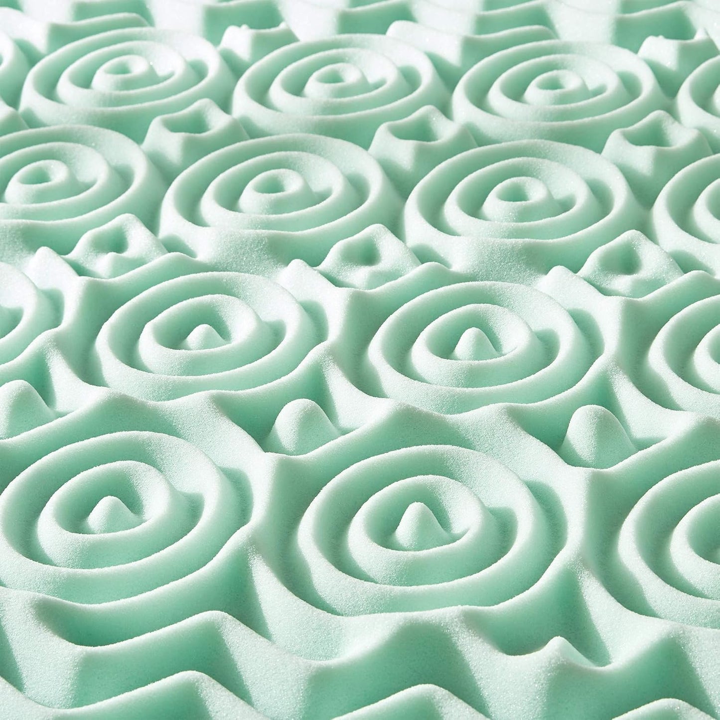 Best Price Mattress Twin Mattress Topper - 1.5 Inch 5-Zone Memory Foam Aloe Infused Cooling Mattress Pad