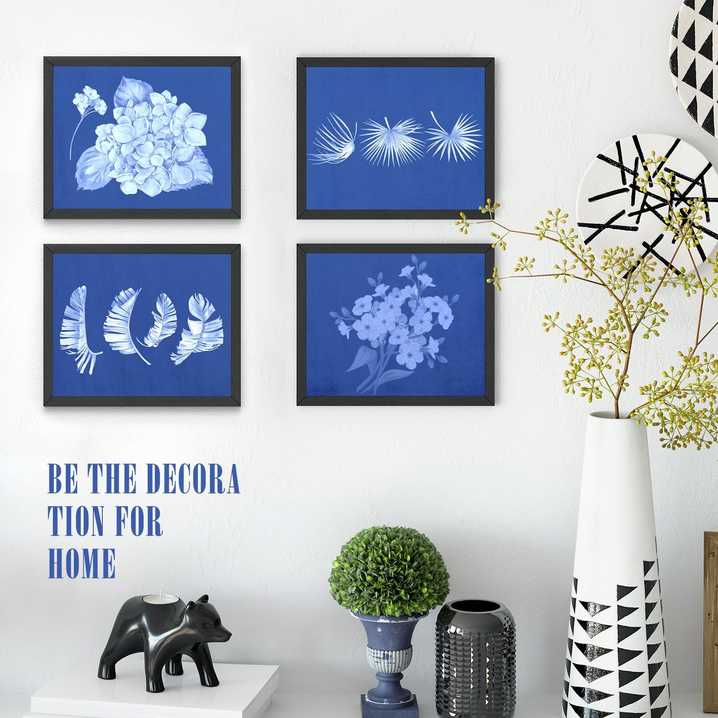 Engrowtic 120 Sheets Sun Print Paper Kit Cyanotype Paper Set High Sensitive White Solar Activated Nature Sun Printing Drawing Kit for Adults Crafts DIY Project