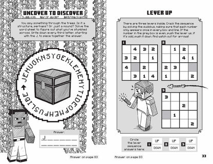 Minecraft Brain Games: Solve Over 90 Puzzles!