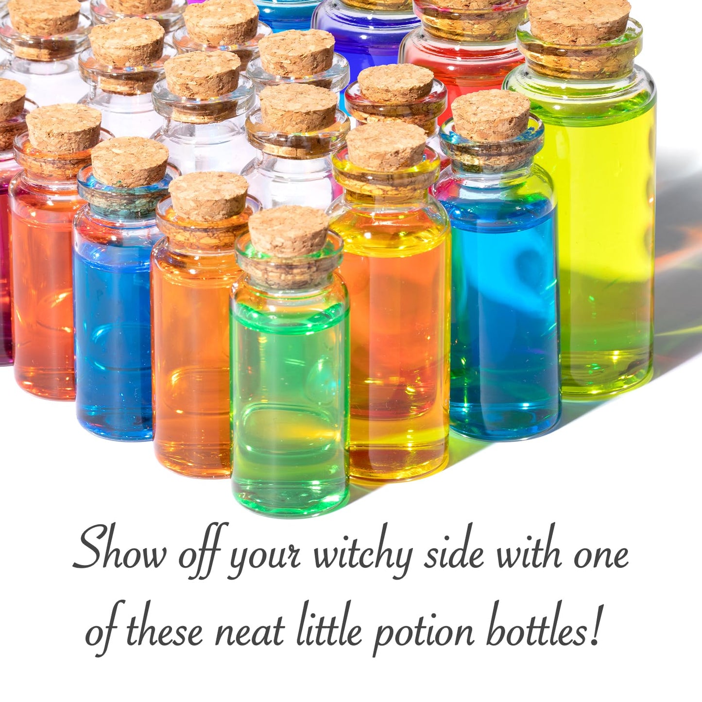 4pcs 100ml / 3.4 oz. Small Glass Jars with Cork Lids, Spell Jars, Glass Bottles with Cork, Decorative Bottles, Potion Bottles, Cut Jar Vials for Art Crafts DIY Decoration Party Favors Wedding Gift