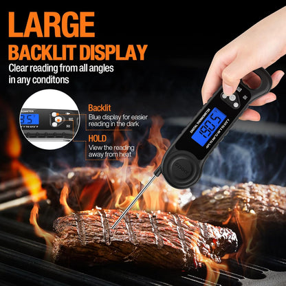 AMMZO Digital Meat Thermometer - Instant Read Cooking & Grilling Tool | Perfect Kitchen Gadget for All Chefs