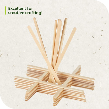 Birch Wood Coffee/Beverage Stirrers 7" (1000 Pack) Eco-Friendly for Your Coffee Nook