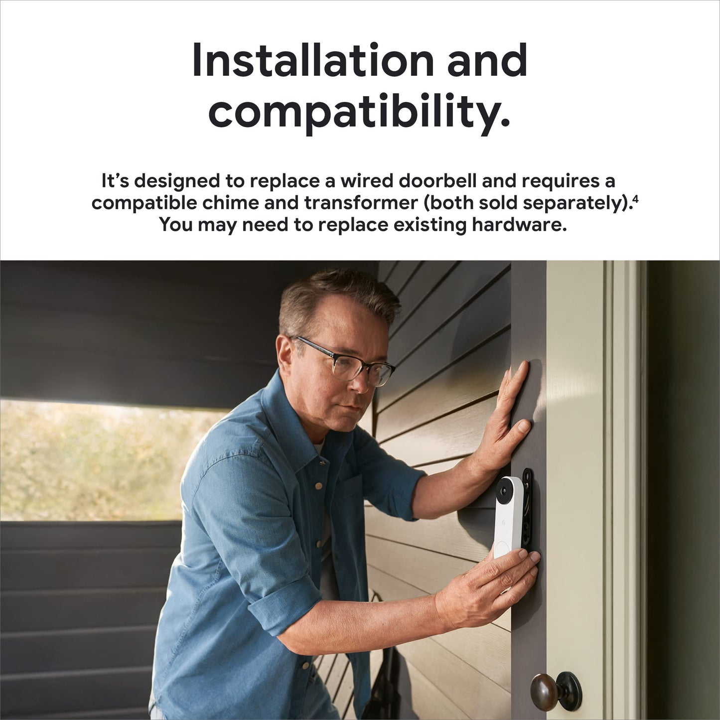 Google Nest Doorbell (Battery) - Ash