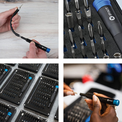 iFixit Mako Driver Kit - 64 Precision Bit Set for Electronics Repair
