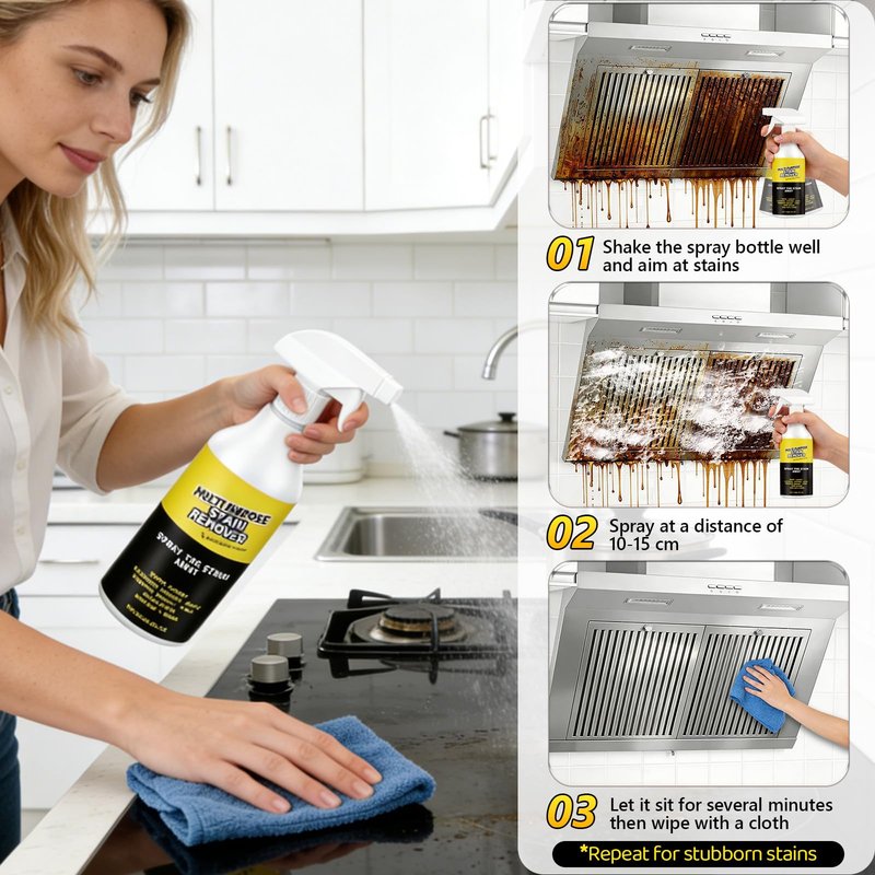 MISNINE 2PCS Multi Purpose Stain Remover, Foam Cleaner Spray, A powerful cleaner for kitchens, Fast Acting Cleaner for Kitchen Countertops, Floors, Toilets, Cars