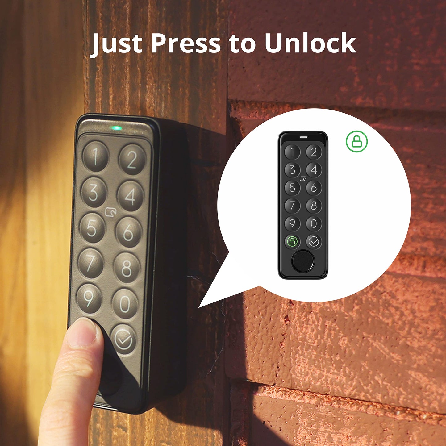 SwitchBot Smart Lock WiFi, Keyless Entry Door Lock, Smart Door Lock Front Door, Electronic Smart Deadbolt, Fits Your Existing Deadbolt in Minutes,Great for Airbnbs, Vacation Rentals and More