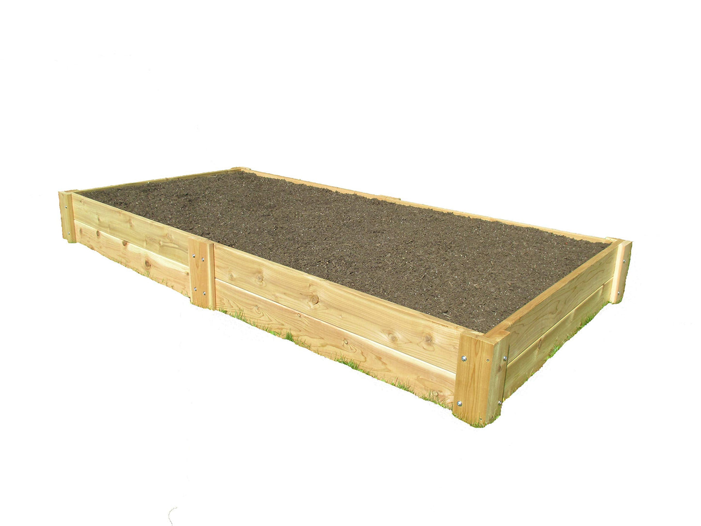 Infinite Cedar Premium Cedar Raised Garden Bed - 1" Thick Wood (4' x 8' x 11" H)