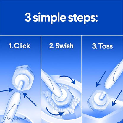 Clorox ToiletWand Cleaning Kit - Includes Caddy & 6 Refills for Effortless Toilet Care