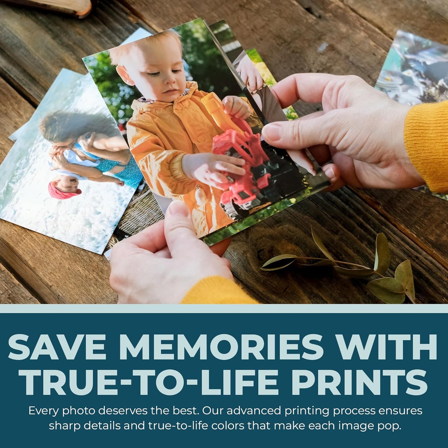 Skiennix Photo Prints - Glossy Custom 4x6 Personalized Pictures for Home Decor - Made in the USA