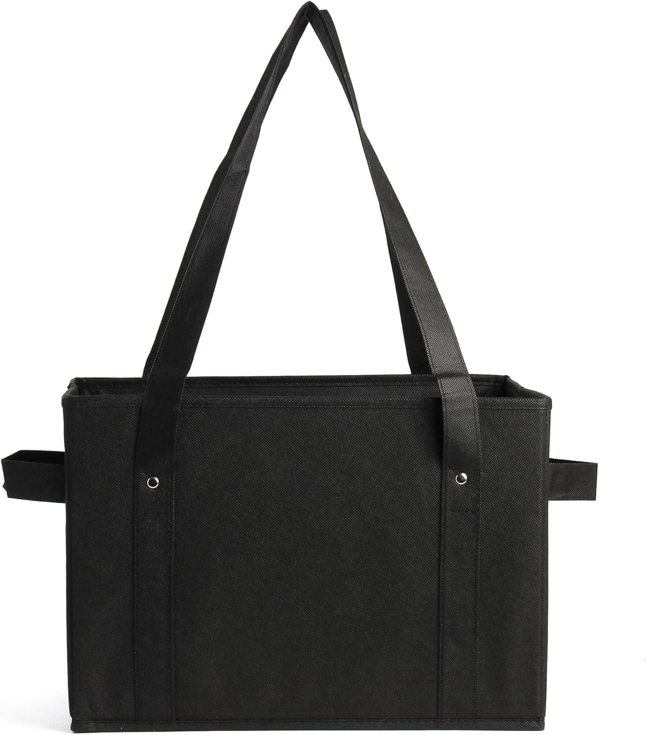 Set (Set 3) Earthwise Deluxe Collapsible Reusable Shopping Box Grocery Bag with Reinforced Bottom Storage Boxes Bins