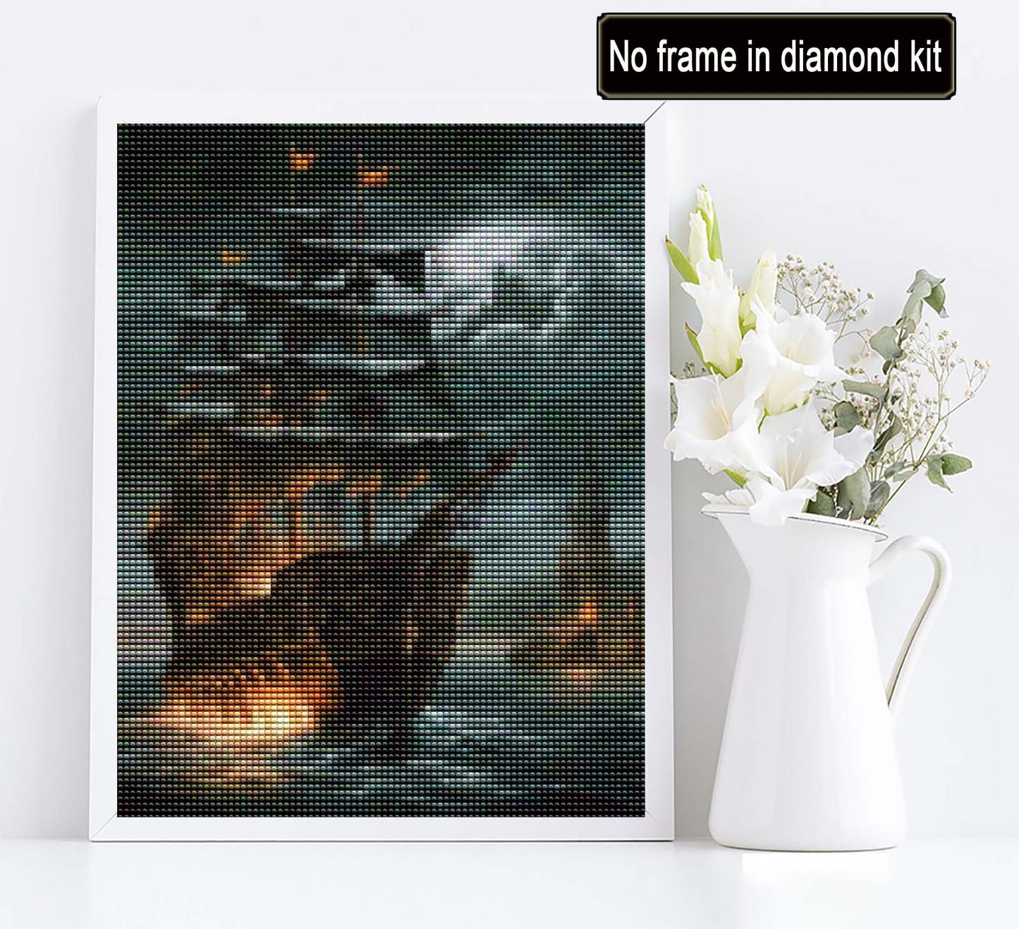 Diymood DIY 5D Diamond Painting Kits for Adults Pirate Ship - Diamond Art Kits for Adults Boat | Full Drill Round | Crystal Mosaic Picture | Beginner | Home Wall Decor | 16x20 inch