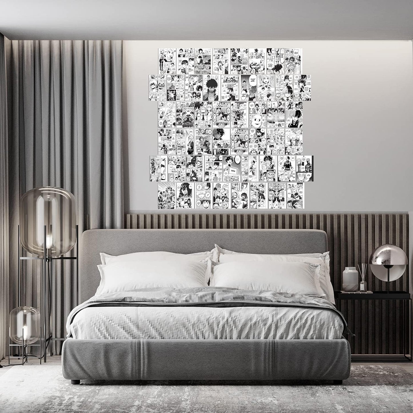 WOONKIT My Hero Academia Posters, Anime Wall Collage for Bedroom Decor, 50PCS 4x6 Inch