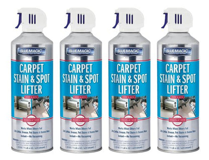 Blue Magic Carpet Stain & Spot Lifter - 22 oz. Aerosol Can (Pack of 4)