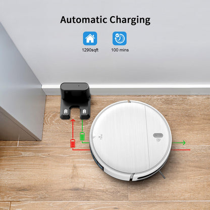 MAMNV Robot Vacuum and Mop,2 in 1 for Carpet & Hard Floor,Robotic Vacuum Cleaner with Alexa/Voice/App,Powerful & Quiet for Pet Hair,Slim 2.87",Self-Charging & Zigzag Path Cleaning