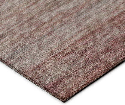 Marston 1'8" x 2'6" Transitional Burgundy Area Rug, Stain Resistant, Machine Washable, Non-Shedding for Bedroom, Living