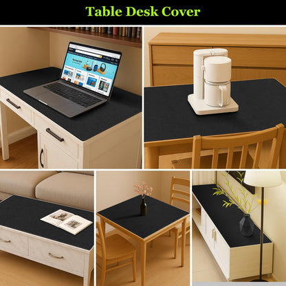 Warmstar Leather Table Cover 42 x 90 Inch, 1.8MM Thick PVC Table Protector Waterproof, Desk Cover Protector Non-Slip Desk Pad for Kitchen, Dresser, Gaming Desk,Dining Room Table