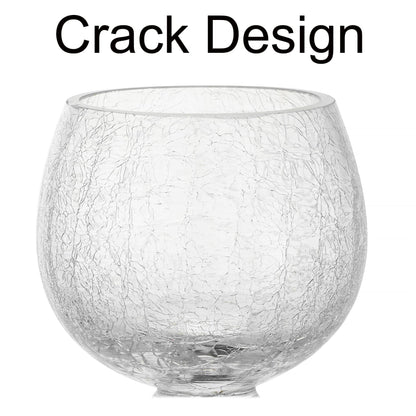 Inweder Glass Tealight Candle Holder: Clear Votive Holders 9/10/12 Inch Tall Long Setm Floating Candle Holders for Christmas Dining Table Centerpiece Wedding Party Set of 3