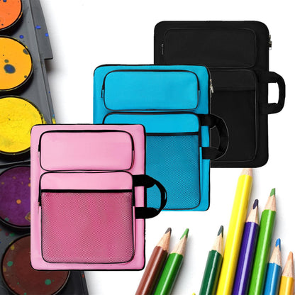 TreochtFUN Art Portfolio Kids Drawing Supply Bag 15 x 18 in for Children Lesson - Artwork Case Storage Sketchbook,Drawing Pencil,Artist Set