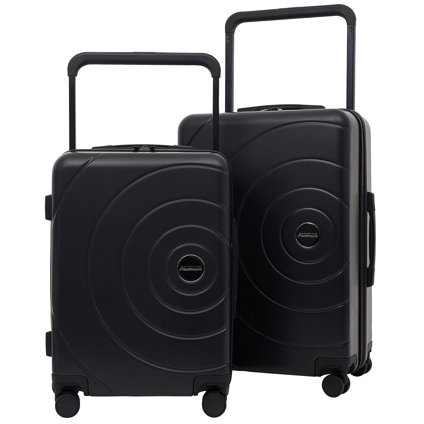 Travelers Club 2PC or 20" Odyssey Luggage Set, Black, 2PC Set