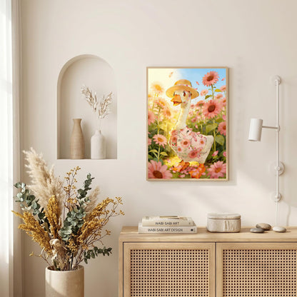 Diamond Art Kits for Adults Diamond Art Painting Kit for Kids Goose Birthday Personalized Gifts for Women Her Gem Art Round Drill DIY 5D Diamond Painting Adult Craft Kits Wall Spring Decor 12x16inch