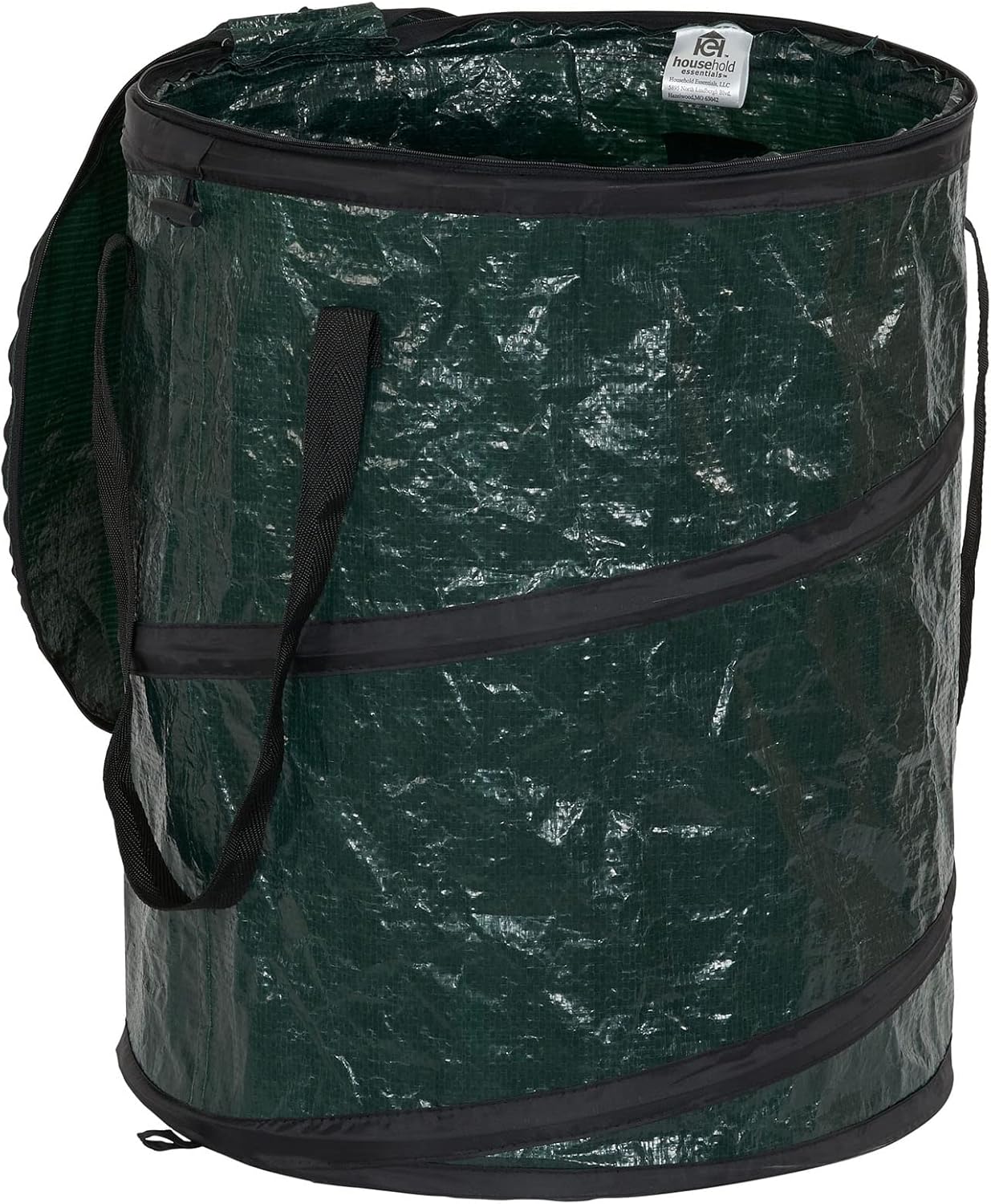 Household Essentials Pop Up Hamper, Pop Up Camping Trash Can, Great for Outdoor or Indoor Use, Portable and Collapsible