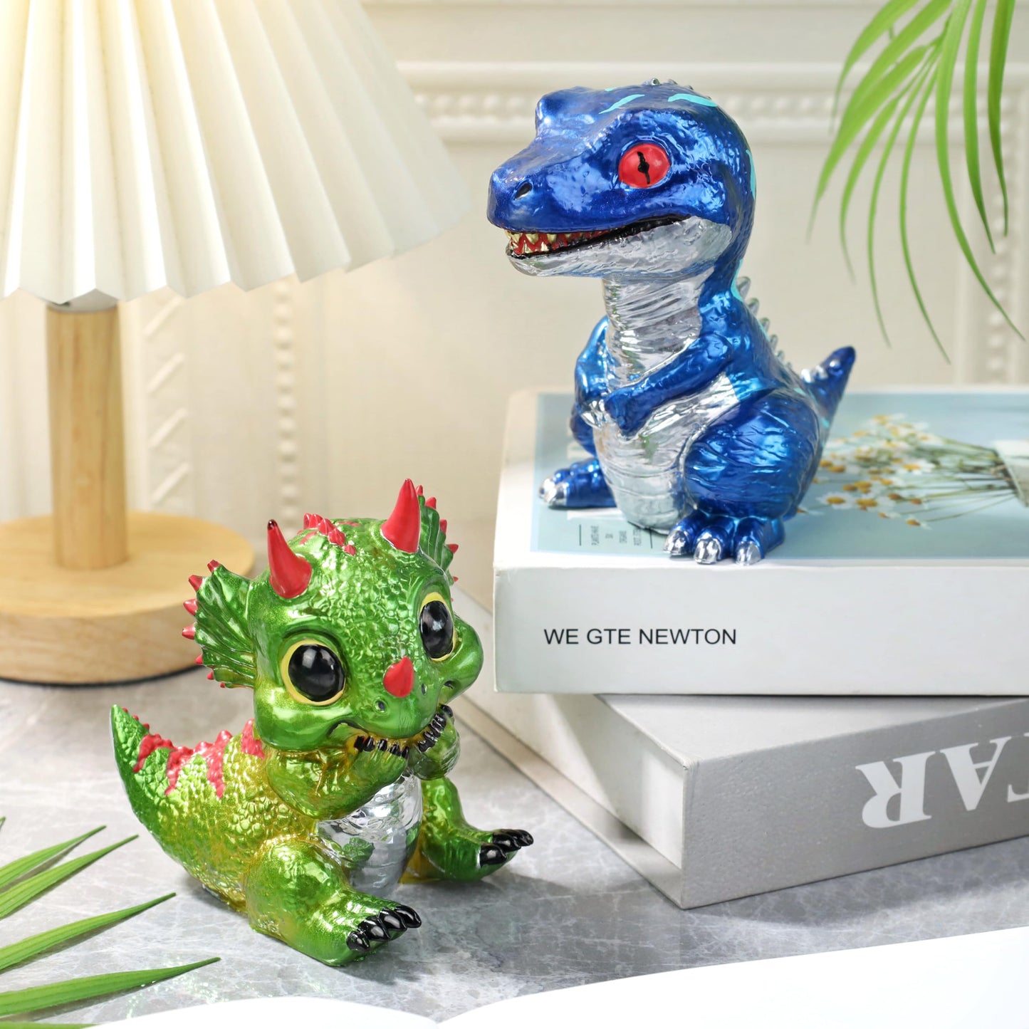 LET’S Resin Dinosaur Resin Molds Silicone,Large Dragon Figurine Epoxy Resin Molds,Lifelike Tyrannosaurus Rex and Triceratops Animal Silicone Molds for Resina Art, Gifts, Home Decor