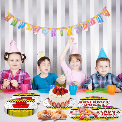 40Pcs Cartoon Dog Red House Birthday Party Plates for 40 Guests Tableware Supplies Red House for Kids Baby Shower Birthday Party Decorations
