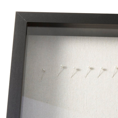 Amazon Basics 11" x 14" Shadow Box Wood Rectangular Frame, Black