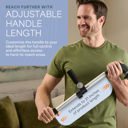 LifePro Massage Gun & Holder (Sold Separately) – Percussion Muscle Massager for Athletes with 8 Heads & 6 Speeds – Deep Tissue Back Muscle Extender for Recovery