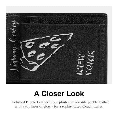 COACH 3 in 1 Wallet with Sketch Print, Black Multi