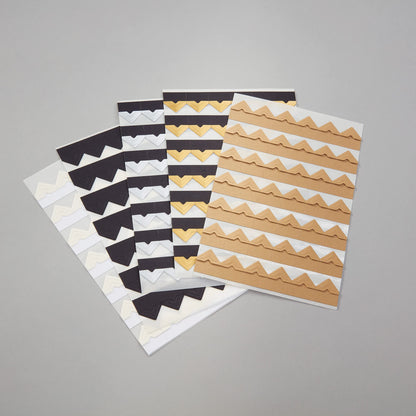 Semikolon - Self-Adhesive Photo Corners for Albums, 252 Pieces, Brown