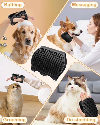 COVITKAN 3 in 1 Carpet Rake for Pet Hair Removal Tool, 51” Adjustable Long Handle Pet Hair Removal Broom, Pet Grooming Brush, Cat Dog Hair Remover Carpet Scraper for Rugs, Mats