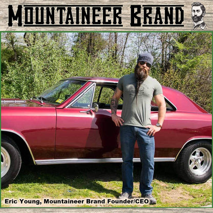 Mountaineer Brand Natural Beard Oil with Lime & Sage Scent | Made in West Virgina | Hydrates, Moisturises, Softens & Conditions for Beard Growth | Treats Dry Itchy Beards for Men | 2oz