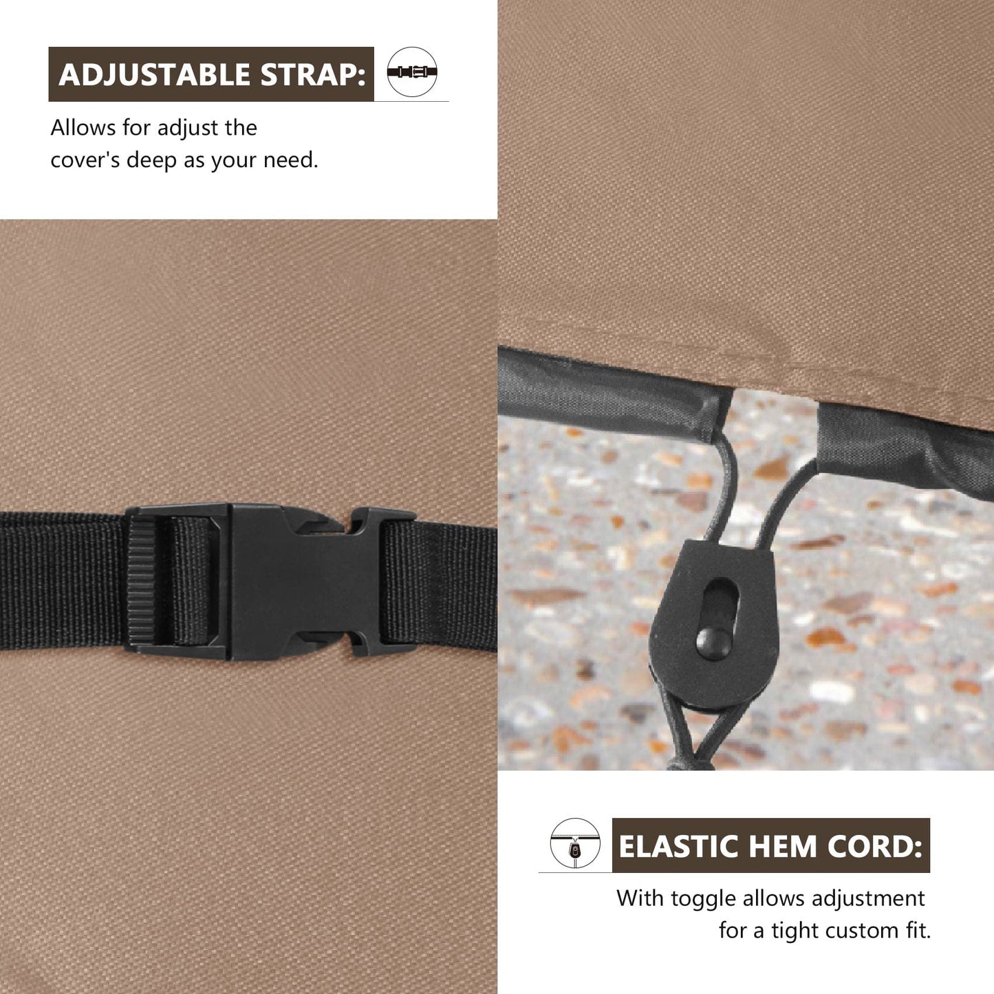 ULTCOVER Waterproof Grill Cover 52 inch, Heavy Duty BBQ Cover for 2-4 Burners Outdoor Gas Barbecue Grill