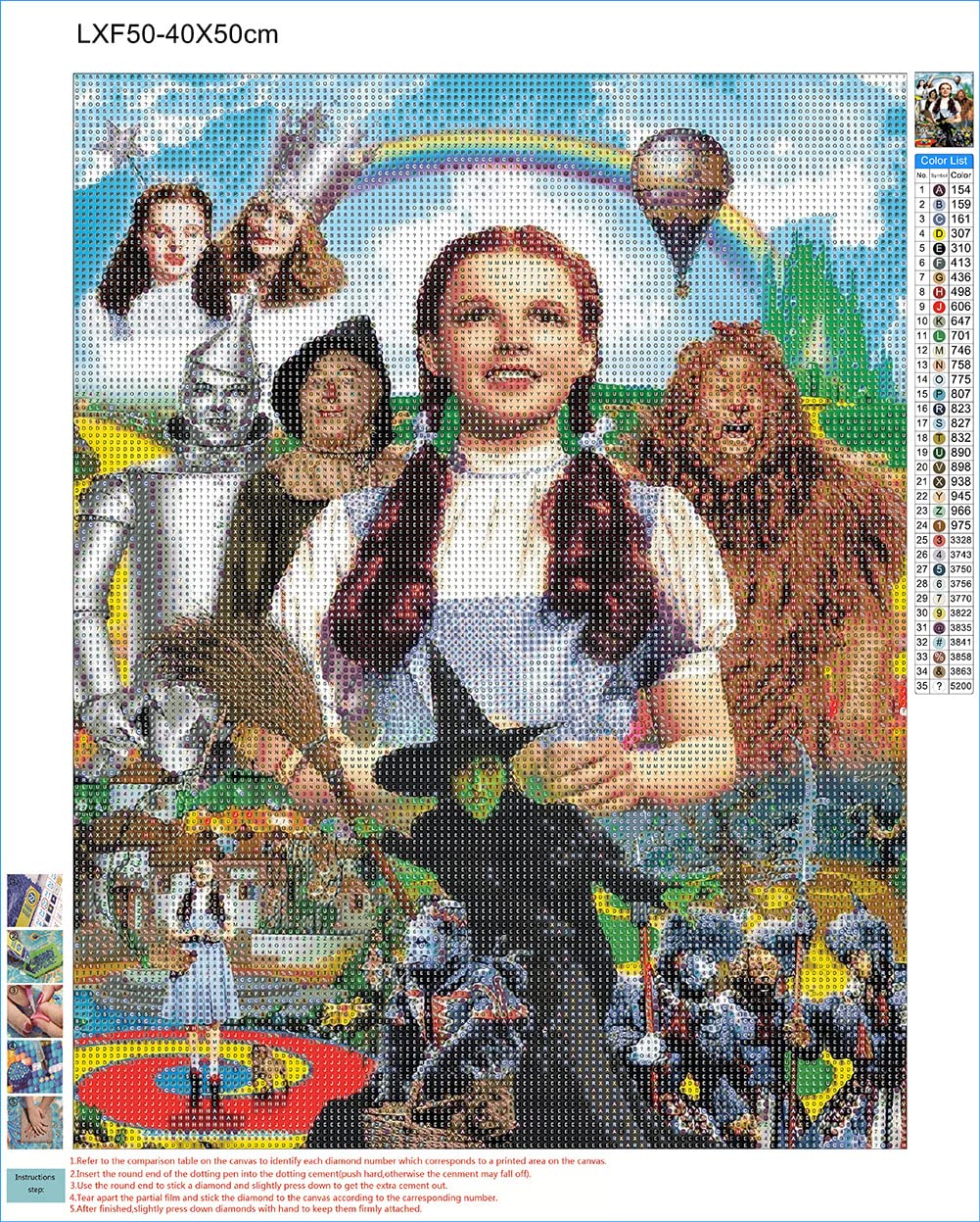 DIY 5D Diamond Art Painting by Number Kits for Adults16x20 Painting Cross Stitch Full Drill Crystal Rhinestone Embroidery Pictures Arts Craft for Home Wall Decor
