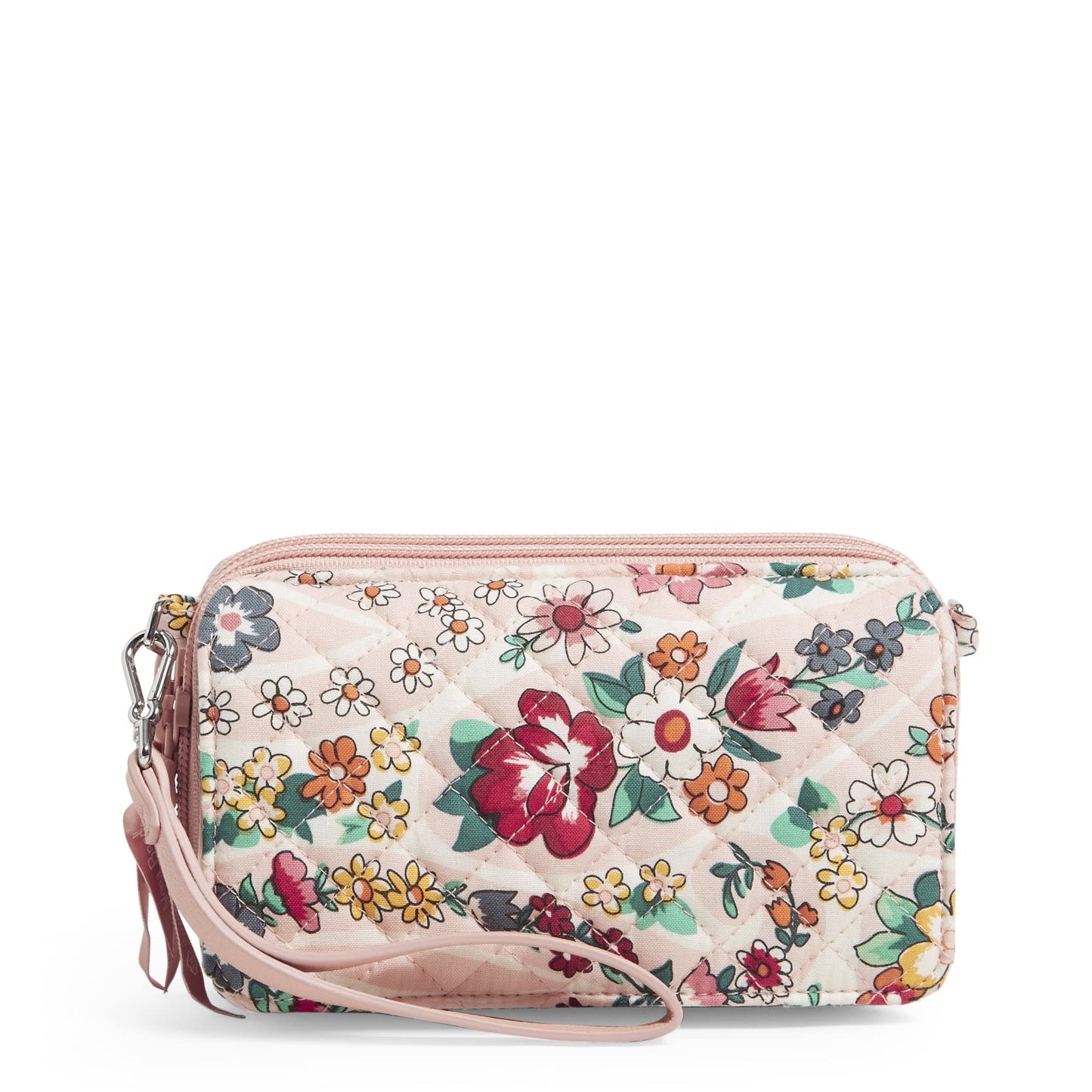 Vera Bradley Cotton All in One Crossbody Purse with RFID Protection