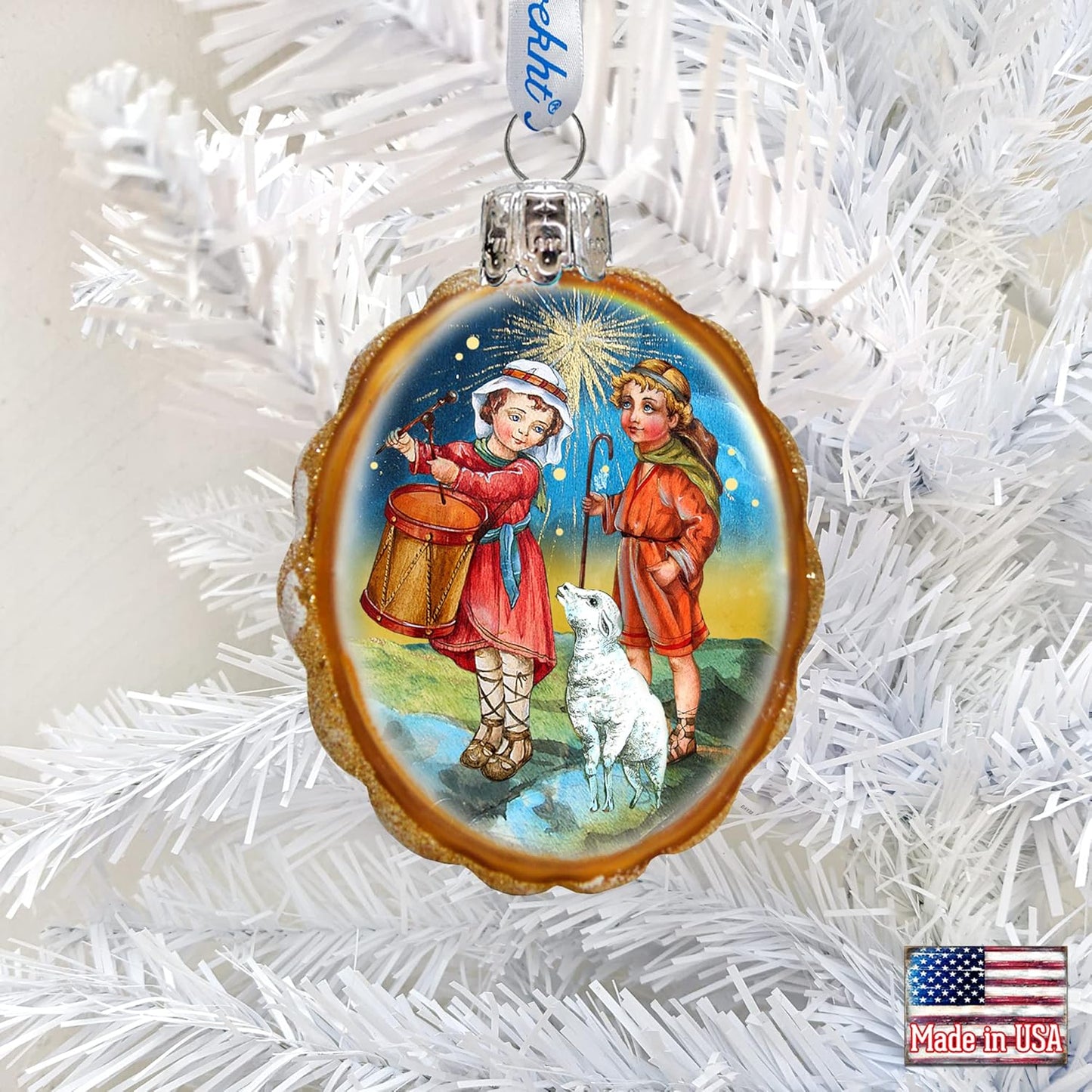 Drummer and Shepherd Boy Ornament