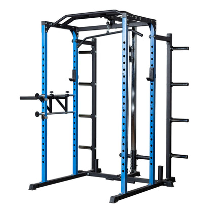 Rep Fitness PR-1100-Blu + Dip Attachment + Lat Pulldown + Weight Storage