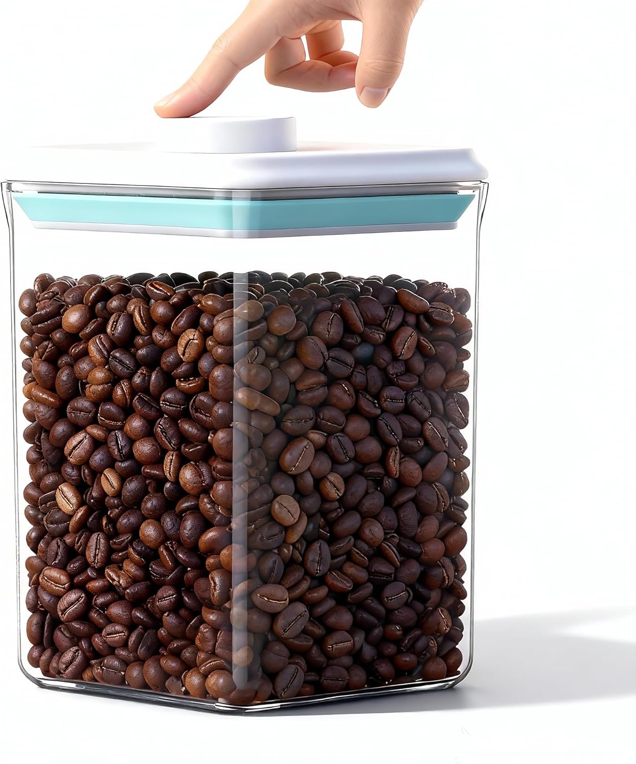 900ml 0.9qt) Airtight Food Storage Container Pop Containers With Lids, Bpa Free for Spaghetti Cereal Flour Rice Kitchen