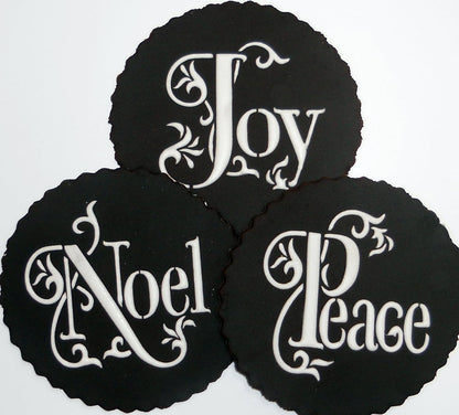Joy, Noel and Peace Cookie Set by Designer Stencils